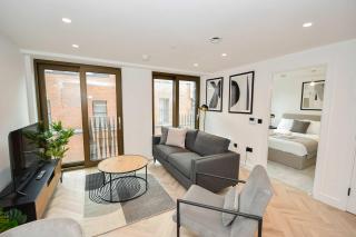 Modern 1 Bed Flat in Central Manchester w Balcony - 1