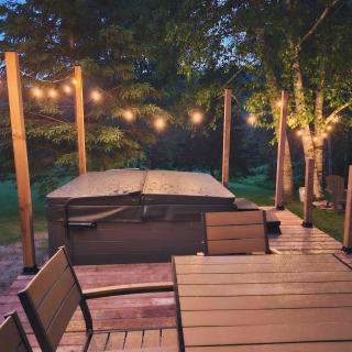 Lodge Nakamo Spa et bois rond - Saint-Michel-des-Saints - 9