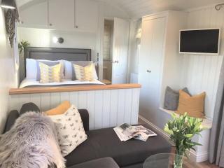 Romantic Shepherds Hut with Hot Tub, Rural Cheshire - Baddiley - 7