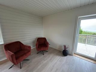 Hus med midnattssol havutsikt - - 6