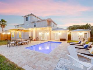 Beach Retreat with Pool, Game Room, Steps to Sand - 0