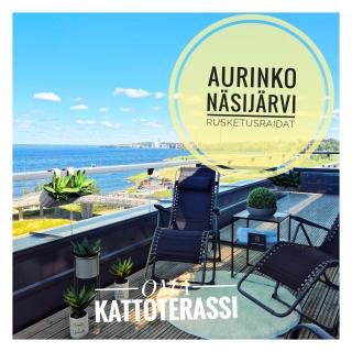 TAMPERE PENTHOUSE-tasokas moderni kaupunki huoneisto huipulla -ISO JACUZZI omalla KATTOTERASSILLA - AURINKOTUOLIT ja Aurinko odottaa Sinua - huikea maisema- - 10 HLÖ - free parking - Tampere - 0