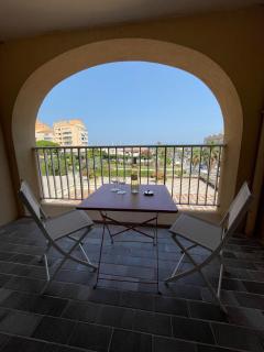 Superbe studio vue mer climatisé - Hyères port - Hyères - 3