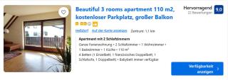 Beautiful 3 rooms apartment 110 m2, kostenloser Parkplatz, großer Balkon - 9