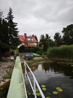 Dom nad jeziorem, własna linia brzegowa, łódka, rower wodny na wyłączność - Grajwo - 7