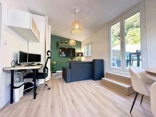 Cosy & Chill Appartements - 10 min de la mer - Jardin, Netflix, terrasse, fibre & parking - Cagnes-sur-Mer - 9