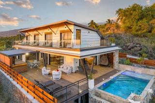 VILLA FLOJULO, sa piscine à débordement et sa vue à 180° sur l'océan - Le Portail - 7