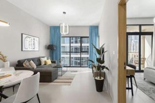 Silkhaus design 1BDR with Burj Khalifa view in new tower - Dubai - 8