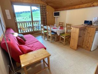 Studio cabine Les Saisies 6 pers proche ski - FR-1-594-91 - 0