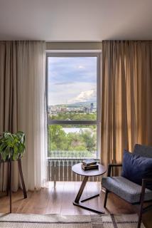 Cozy Apartment , Floor to Ceiling Mountain View 1914 - Almaty - 2