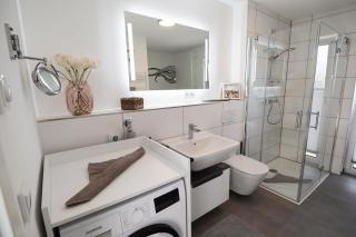 Gööskieker-ebenerdige Ferienwohnung mit 2 Schlafzimmern und großer Trrasse - Tossens - 5
