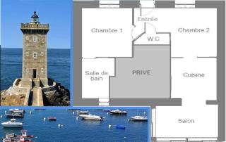 Maison vue mer, 2 chambres au Conquet - Le Conquet - 3