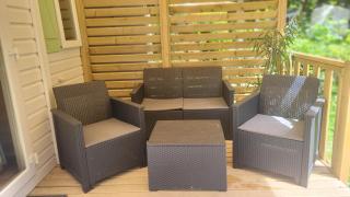 Mobil-home N 3 chambre, climatisé, cuisine équipée, TV & Wi-Fi - Boofzheim - 8