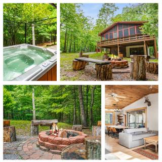 Cabin w New Hot Tub, River, Kayak, WiFi, & Fire Pit - Morton Grove - 0