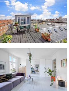 Beautiful apartment with a private rooftop terrace - Copenhagen - 0