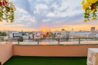 Golden Studio- Panoramic View with Terrace - Boekarest - 8
