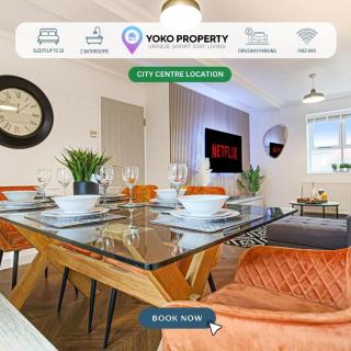 Grace House - Prime Location - Driveway Parking, Pool Table, Fast Wifi, Self Check-In and Smart TV with Sky TV and Netflix by Yoko Property - Milton Keynes - 0