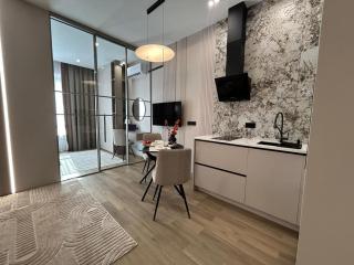 Апарт-отель ЖК Meridian из 9 апартаментов рядом с Арбатом - Almaty - 1