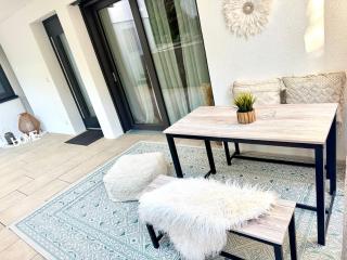 Scandi Apartment mit Terrasse und Parkplatz - Karlsruhe - 4