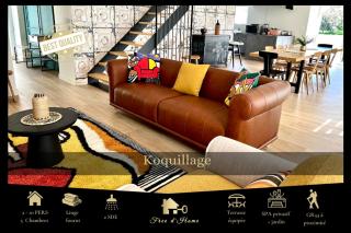 Koquillage, Cozy House with Hot Tub, GR34, 10 people - Moëlan-sur-Mer - 0