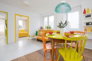 Colorful Two Bedroom Apartment Platynowa Warsaw Perfect for Remote Work by Noclegi Renters - Warsaw - 0