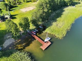 Ceglany Domek z jacuzzi, nad jeziorem, przy lesie - Tomaszkowo - 4