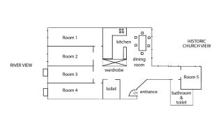 Old Town Apartment for groups - RIVER VIEW - Five Bedrooms - Comfy Apartments - 7