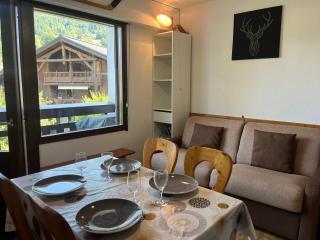 Chaleureux studio centre Samoëns, balcon, proche commodités et skibus - FR-1-624-83 - Samoëns - 0