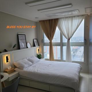 #BLESSYOU STAY #유료주차 #Free Netflix #Sinjungdong Station 1Min #High-rise View #Newly built #아고다에서예약금지 - Bucheon - 7