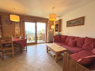 Appartement spacieux 4 pièces à Crest-Voland, 6 pers., balcon, piscine chauffée, garage, proche pistes - FR-1-595-63 - Cohennoz - 0