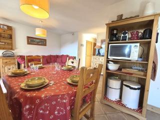 Appartement spacieux 4 pièces à Crest-Voland, 6 pers., balcon, piscine chauffée, garage, proche pistes - FR-1-595-63 - Cohennoz - 6
