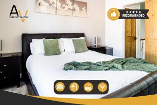 Contemporary Two-Bedroom House - Free Wi-Fi, Garden, Free Parking, Ideal for Extended Stays By AV Hughes Properties - Northampton - 0