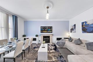 Light Blue Luxury 2 Bedroom Flat Next to Westfield Shopping Mall - Londra - 7