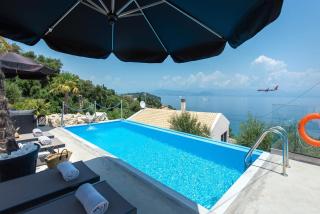 Seaview Corfu Villa 2 Bedroom Villa Perama Private Pool Ac - Perama - 6