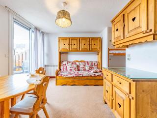 Studio cosy 4 pers avec balcon sud, au pied des pistes et commerces à Saint François Longchamp - FR-1-807-31 - 5