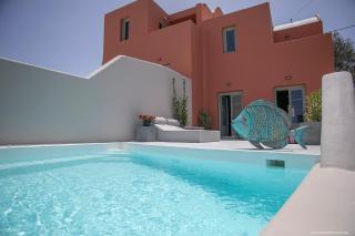 Superior Santorini Villa 2 Bedroom Villa Private Jetted Pool Amazing Sea And Sunset Views Finikia - Ia - 0