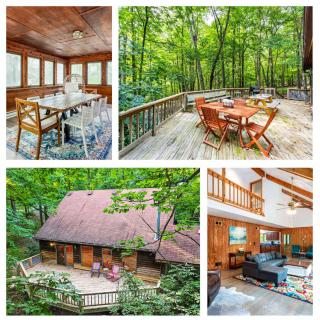 Huge Cabin w Hot Tub, Deck, Grill, Fire Pit, WiFi - Berkeley Springs - 0