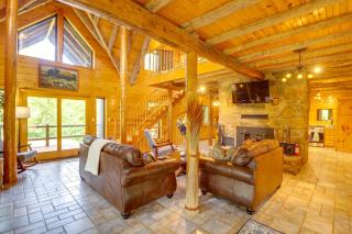Serenity Cabin with Game Room and Decks in Harrison! - Marble Falls - 8