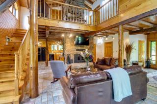Serenity Cabin with Game Room and Decks in Harrison! - Marble Falls - 7