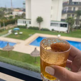 Appartement familial avec piscine à 900m de la mer Résidence calme - Bouznika - 0