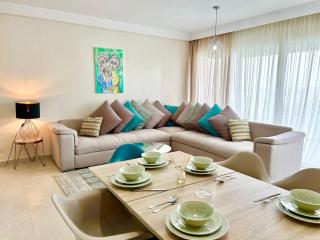 Ocean & Pool View Flat - 2 Bedrooms & Terrace - Tanger - 0