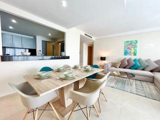Ocean & Pool View Flat - 2 Bedrooms & Terrace - Tanger - 4