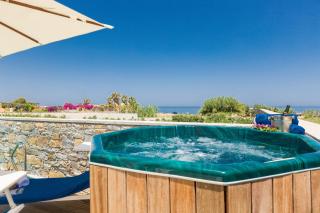 Elegant Rethymno Villa Villa Doma 2 Bedrooms Beach Front Private Outdoor Swimming Pool And Hot Tub Pigianos Kampos - Pigianos Kampos - 8