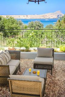 Welcoming Rhodes Villa 2 Bedrooms Villa Thea Stunning Sea Bbq Lindos - Lindos - 9