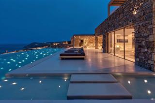 Astounding Mykonos Villa 6 Bedrooms Villa Brandy Private Infinity Pool Stunning Sea Views Elia - Elia Beach - 9