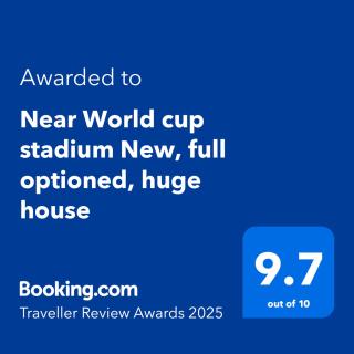 Near World cup stadium New, full optioned, huge house - 7