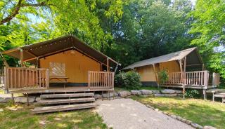 Camping de l'arche tente safari lodge - Lanas - 9