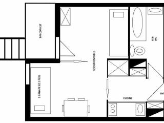 Charmant studio à Montchavin proche pistes, balcon, parking, équipé pour 4 pers. - FR-1-329-53 - 1