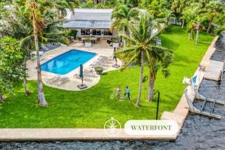 180 of Waterfront Heated Pool Beach Proximity Paradise Point Key H0MES - Fort Lauderdale - 0