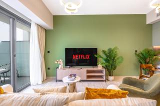 Keyrock Golf Gate - Damac Hills Apartment with Pool, Gym & Free Parking - 1